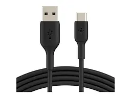 Кабель USB Type-C Belkin USB-A to USB-C 1m Black (CAB001BT1MBK)