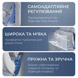 Офісне крісло Sihoo DORO C300L Mesh White with footrest (DORO-C300L-A3-102-JT) - мініатюра 9