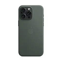 Чехол для Apple iPhone 15 Pro Max, FineWoven Case with MagSafe, зеленый, защитная накладка из материала FineWoven, противоударный, для iPhone, защита всего корпуса, поддержка беспроводной зарядки и MagSafe, (ARM71988) - мініатюра 6