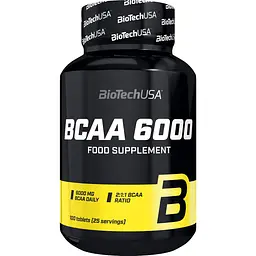 Аминокислота BiotechUSA BCAA 6000 100 таблеток