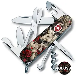 Складаний ніж Victorinox CLIMBER ZODIAC Чарівний эдиноріг 1.3703.7.Z5240pk