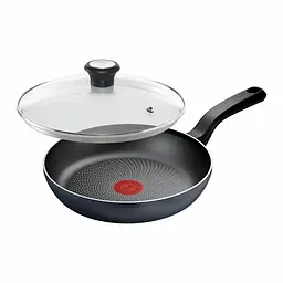 Tefal Сковорода з кришкою So' Light, 24см, алюміній, бакеліт, скло, чорний