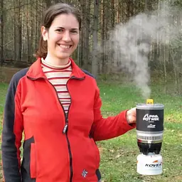 Система приготування їжі Kovea Alpine Pot Wide KB-0703W (газовий пальник + каструля) - мініатюра 6