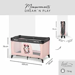Дитячий манеж Hauck Dream N Play Minnie Sweetheart - мініатюра 8