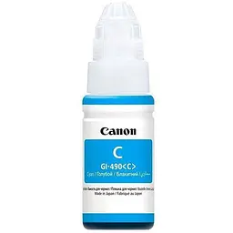 Чорнило Canon GI-490 Pixma G1400/G2400/G3400 (Голубий) (0664C001) 70мл