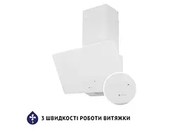 Витяжка Minola HVS 5224 WH 700 LED (похила) - мініатюра 4
