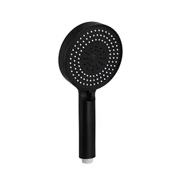 Ручний душ Qtap Rucni D 130 мм круглий QTRUC125BLM45951 Black matt, Чорний матовий