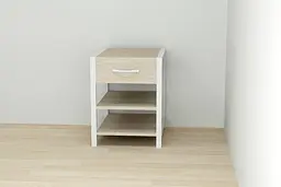 Тумба універсальна Ferrum-decor Вів'єн 1/2 50x41x40 білий ДСП Дуб Сонома 16мм (FRD-104130)