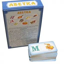 Дитяча настільна гра "Абетка" 0529, 33 пари карток - мініатюра 3