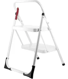 Драбина Rolser Taburete M/10 UNE 2 щаблі Blanco (MET003-1024) - мініатюра 2