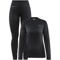 Комплект термобілизни Craft Core Dry Baselayer Set Woman Black XXXL (1068-1909706 3XL 999000)