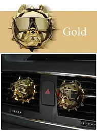 Ароматизатор Освіжувач повітря в машину на обдув Pitbull Gold Золотий - мініатюра 3