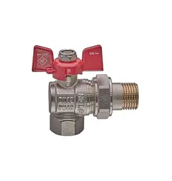Кран кульовий з американкою Nolf classic 1/2" кутовий NFC.941-06 (NF3155) - мініатюра 4