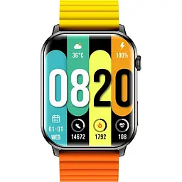 Розумний годинник Kieslect Smart Calling Watch KS чорний - мініатюра 2
