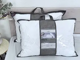 Подушка Ecotton 50х70 см Ecofill Line антиалергенна з біопухом біла White (24695)