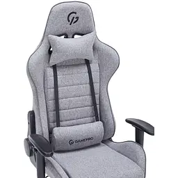 Ігрове крісло GamePro Size L Fabric Gray (GC575FG) - мініатюра 17