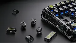Клавіатура GravaStar Mercury K1 Lite TKL Black (GSK1LITE_XTAL_BLK) - мініатюра 8