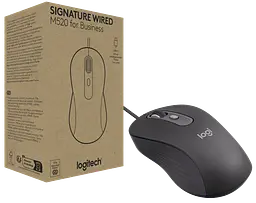 Миша Logitech Signature M520 for Business - графітовий (910-007511) (7129734)