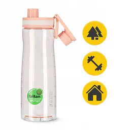 Пляшка для води 4FIZJO спортивна 850 мл Pink (P-5905973403818) - мініатюра 6