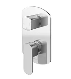 Душова система Kohlman Foxal 40 chrome + BOX прихованого монтажу QW211FQ40, Хром - мініатюра 2