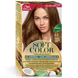 Фарба для волосся Wella Soft Color Безаміачна 63 - Карамель (3614228865807) - мініатюра 1