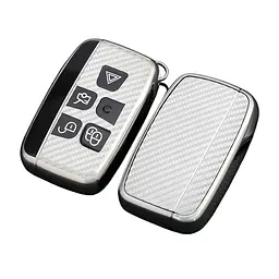 Чохол ключа Land Rover сріблястий (5 кнопок) TPU