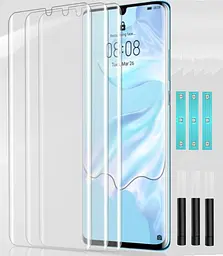 Захисне скло DK для Huawei P30 Pro UV Curved 09262 clear 3 шт. - мініатюра 2