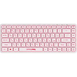 Клавіатура OfficePro бездротова біла (SK790W) - мініатюра 7