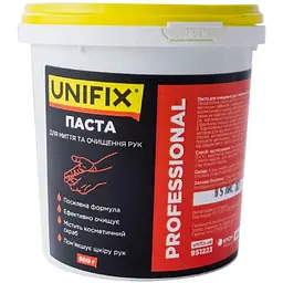 Засіб паста для миття та очищення рук від забруднень Unifix 500 г PRO