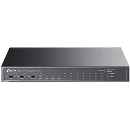 Комутатор TL-SL1311P 8x1FE (8xPoE), 2xGE, 1xSFP, 65Вт, Некерований TP-Link teh0018121