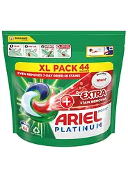 Капсулы для стирки универсальные Ariel Platinum Extra Stain Removal "Экстрасила пятновыводения" 44 шт