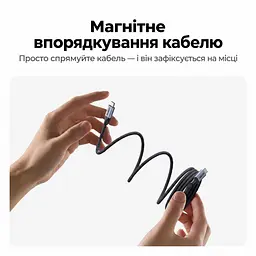 Кабель UGREEN L537 USB-C - USB-C PD 240 Вт 0,5 м сірий (85529) - мініатюра 3
