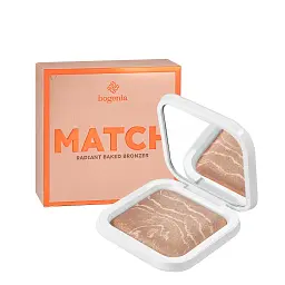 Запечений бронзер MATCH Radiant Baked Bronzer Bogenia BG670 №001, 10 г
