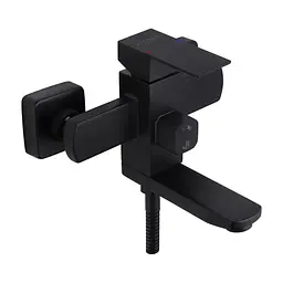 Душовий гарнітур Kroner Edelstahl Kubus - SCH060 + змішувач Edelstahl Kubus - SCH010 + штанга для душу Edelstahl Kubus - (CVS30161) - мініатюра 8