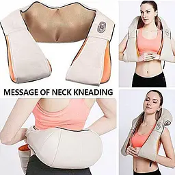 Роликовий масажер для шиї і спини інфрачервоний підігрів Massager of Neck Kneading 55w - мініатюра 9