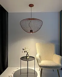 Підвісний світильник, люстра Nowodvorski 11494 Pumpkin L GU10 1x10W IP20 Теракотовий - мініатюра 3