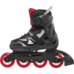 Ролики Rollerblade Microblade 28-32 Чорний-Червоний - мініатюра 2