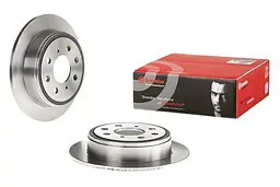 Диск гальмівний задній невентильований Honda Civic V-VI, Jazz I 91-09р Brembo (08.5719.10)