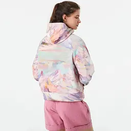 Толстовка жіноча Picture Organic Quenda 1/2 Zip Printed Women M Блакитний-Рожевий - мініатюра 2