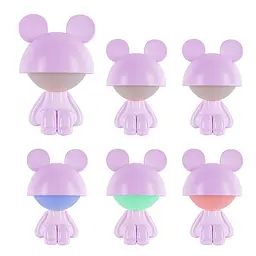 Світильник-нічник Kite LED з акумулятором Cute Mouse фіолетовий (K25-316-2-5) - мініатюра 3