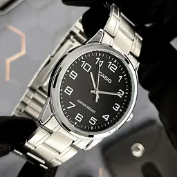 Чоловічий годинник Casio MTP-V001D-1B Сріблястий ( AT1141-0112 ) - мініатюра 3
