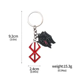 Брелок Берсерк Гатс Berserk Guts 10 см - мініатюра 2