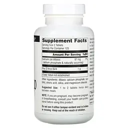 Кора мурашиного дерева Source Naturals Pau D'Arco 500 mg, 250 таблеток для підтримки печінки - мініатюра 2