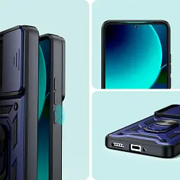Панель BeCover Military для Xiaomi 13T/13T Pro Blue (710558) - мініатюра 4