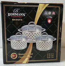 Набір посуду Bohmann BH 0127-6 cream