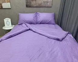 Постільна білизна LARA сатин-страйп Lavender d13007e євро