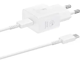 Мережевий зарядний пристрій 25W White Samsung teh0026802