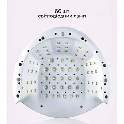 Лампа для манікюру SML S5 198Вт 66led White - мініатюра 7