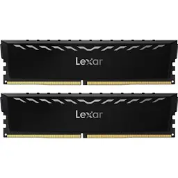 Модуль пам'яті для комп'ютера DDR4 16GB (2x8GB) 3600 MHz THOR Black Lexar (LD4U08G36C18LG-RGD)