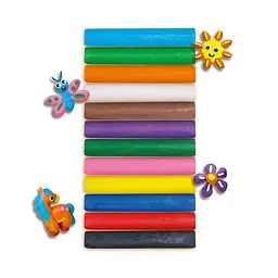 Пластилін Ses Creative Весела ліпка, 12 кольорів (00406S) - мініатюра 2